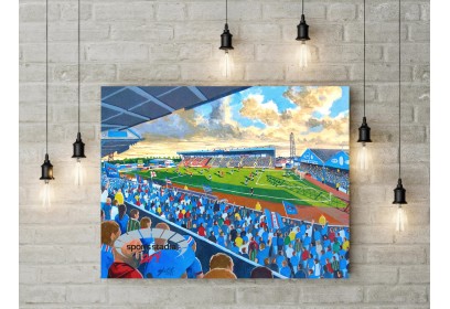 Brunton Park Stadium Fine Art Canvas - Carlisle United FC